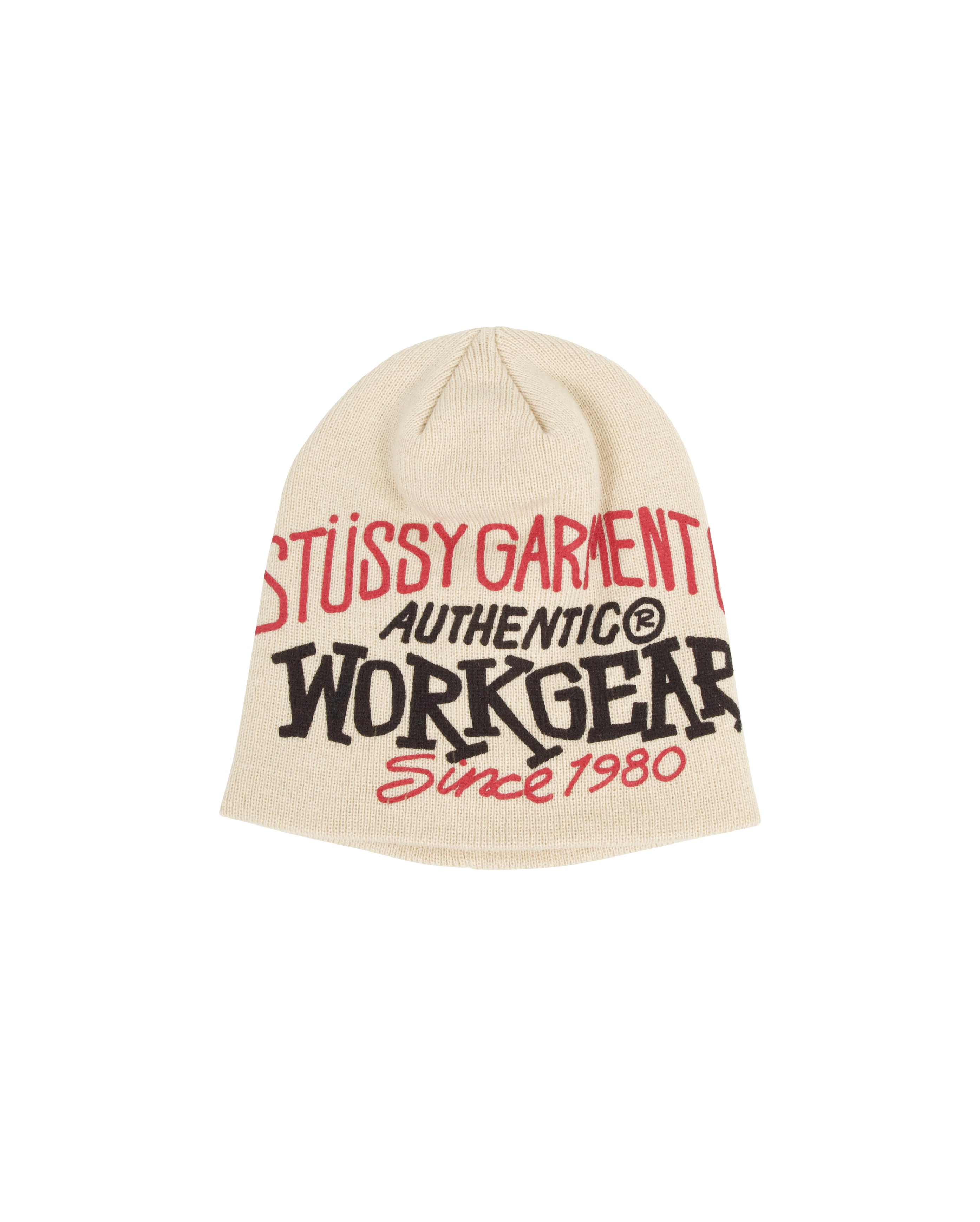 Stüssy Workgear Print Skull Cap Bone - 1321183-BONE - Starcow